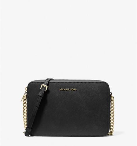 حقيبه مايكل كورس لون اسود وذهبي Jet Set