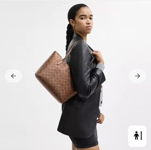حقيبه كوتش Fiona Zip Tote Bag