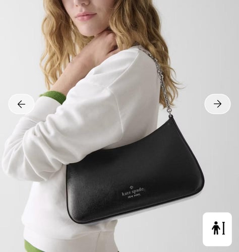 حقيبه كيت سبيد جلد لامع Margot