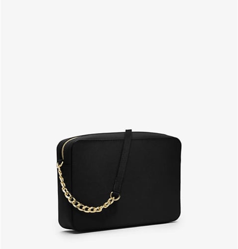 حقيبه مايكل كورس لون اسود وذهبي Jet Set