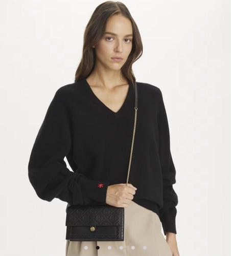 حقيبه توري بورش جلد T MONOGRAM