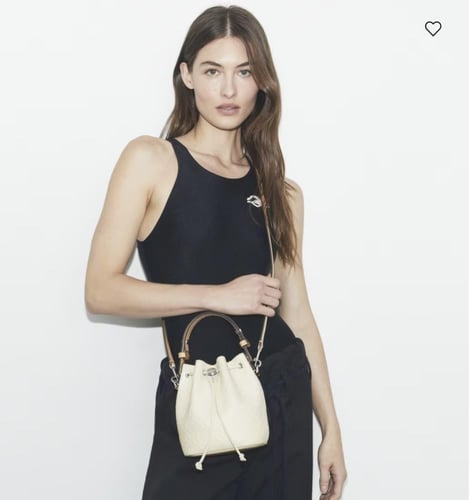 حقيبه توري بورش T MONOGRAM PEBBLE MINI BUCKET