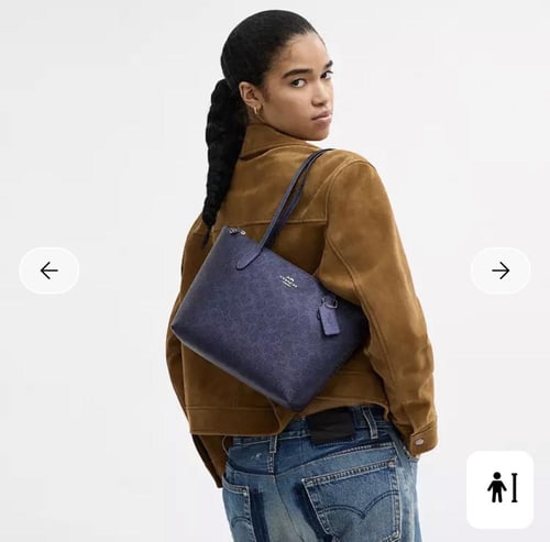 حقيبه كوتش Fiona Zip Tote Bag