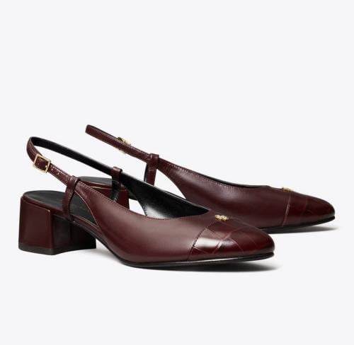 حذاء توري بورش CAP-TOE SLINGBACK PUMP