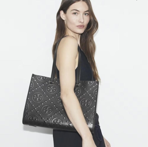 حقيبه توري بورش T MONOGRAM EMBOSSED TOTE