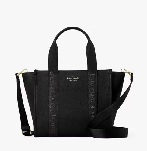 حقيبه كيت سبيد المقاس الوسط جلد Kip Canvas