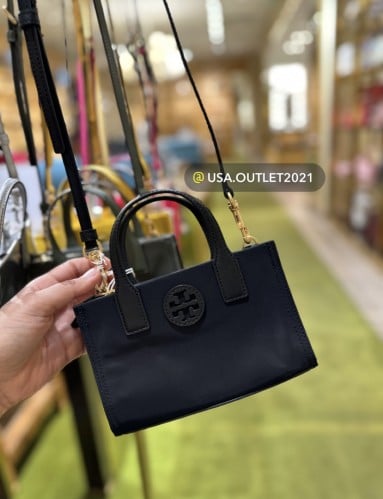 حقيبه توري بورش الحجم الصغير لون اسود Ella Nylon