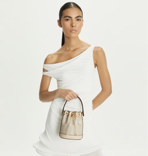 حقيبه توري بورش المقاس الصغير T MONOGRAM