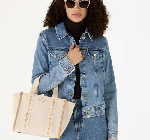 حقيبه كيت سبيد المقاس الوسط Kip Canvas