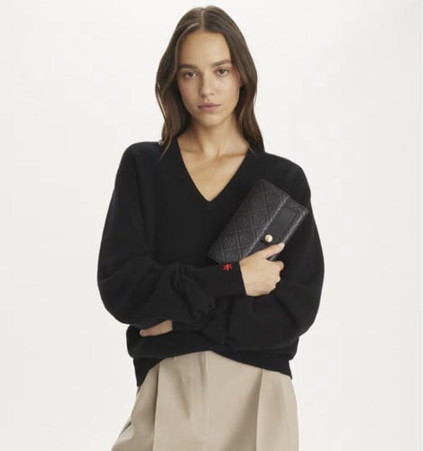 حقيبه توري بورش جلد T MONOGRAM