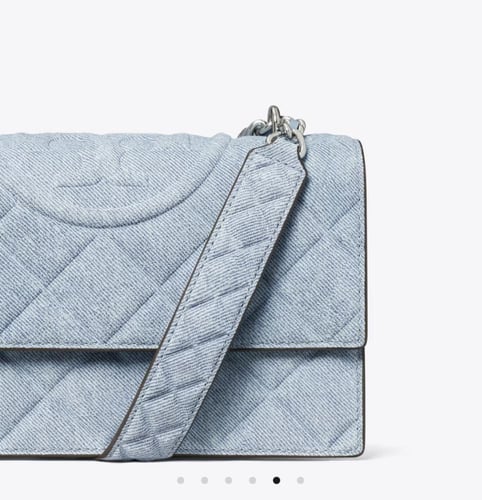 حقيبه توري بورش المقاس الصغير SMALL FLEMING DENIM