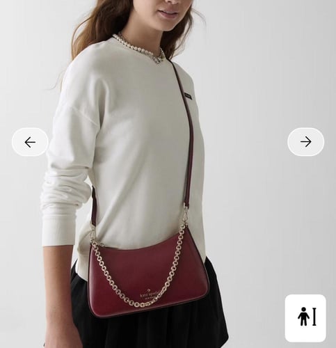 حقيبه كيت سبيد جلد لامع Margot