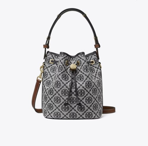 حقيبه توري بورش مقاس وسط T MONOGRAM BUCKET