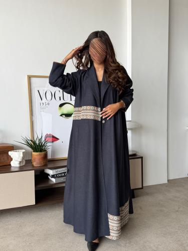 عباية جوخ كحليّ N4