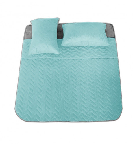 لحاف مضغوط مزدوج ناعم سادة 3 قطع (1900)