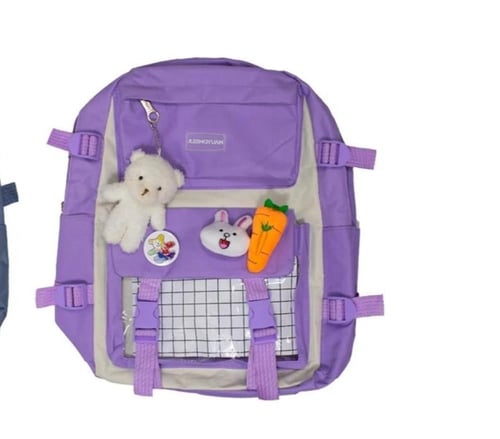 حقيبة ظهر الورود البيضاء Q