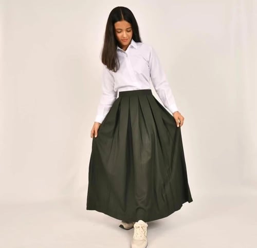 مريول متوسط الورود البيضاء_N