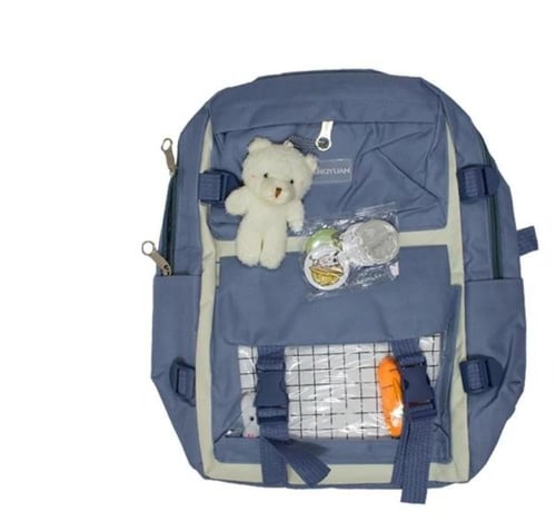 حقيبة ظهر الورود البيضاء Q