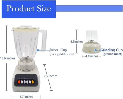 خلاط 1.5L GOLD CREST BLENDER