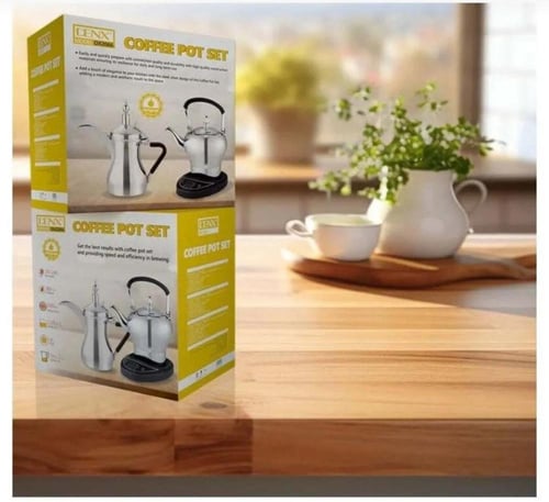 دلة الاكترونية للقهوه السعودية وابريق شاهي denx