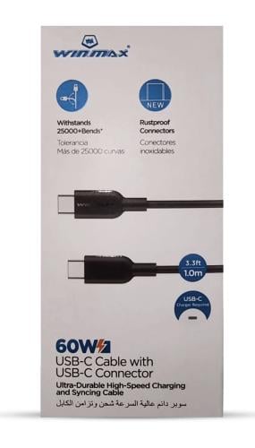 كيبل شحن تايب سي يدعم الشحن السريع من شركة WINMAX