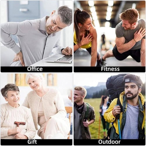 مسدس مساج صغير مع اربع روس