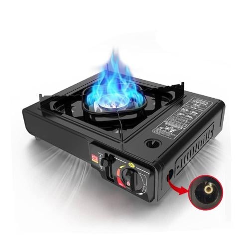 موقد غاز محمول من شركة DENX مصمم للاستخدام في التخ...