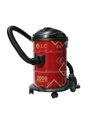 DLC مكنسة كهربائية 21 L 2000 W DLC-39028H أحمر/ أس...