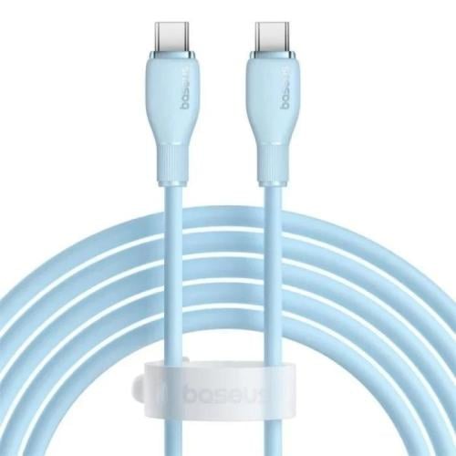 سلك شاحن بيسوس USB-C طول 1.2م سماوي