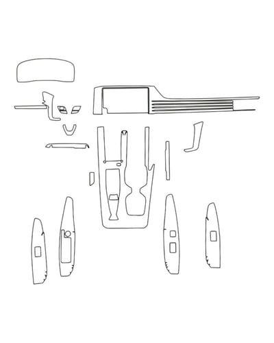 كامري 2025 حمايه PPF الداخليه قص الكتروني