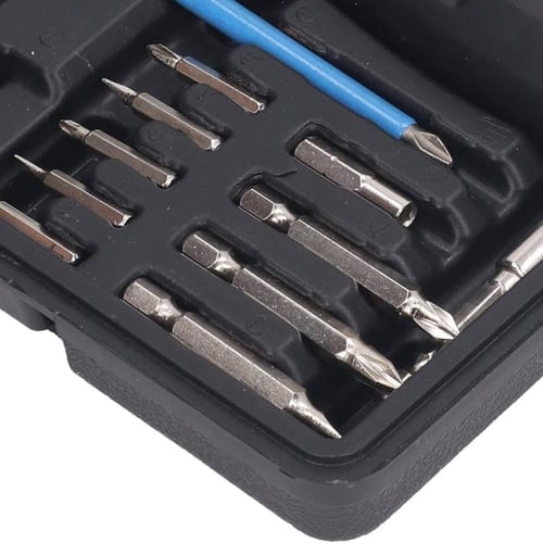 طقم مفك براغي كهربائي لاسلكي محمول قابل لاعادة الش...