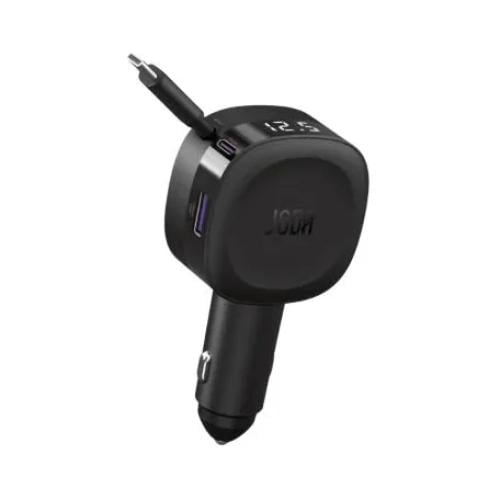 شاحن سيارة جودا مع سلك USB-C قوة 60 واط