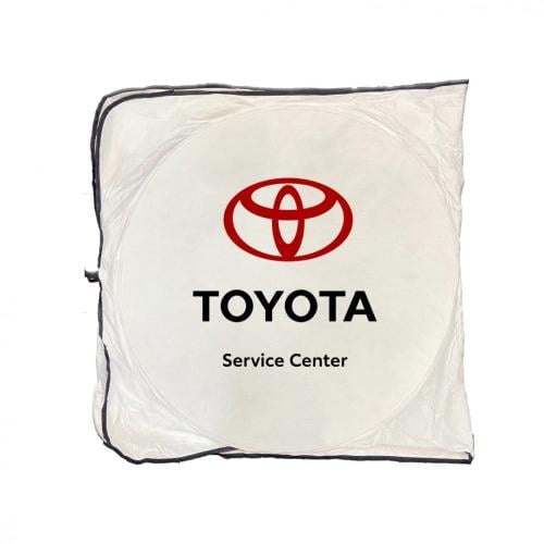 شماسة امامي مدور شعار تايوتا اطراف اسود خفيف