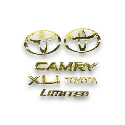 علامات كامري طبق الاصل 2002 ذهبي