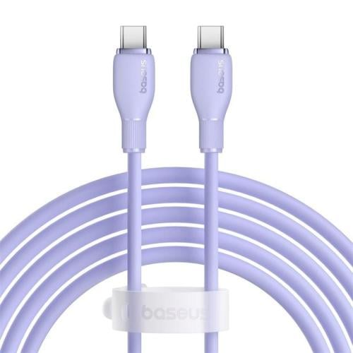 سلك شاحن بيسوس USB-C طول 1.2م بنفسجي