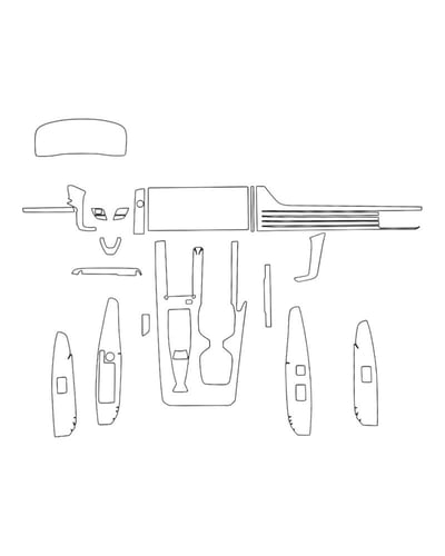 كامري 2025 حمايه PPF الداخليه قص الكتروني