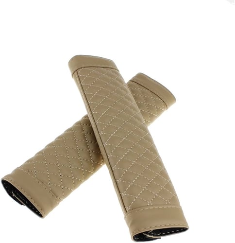 غطاء حزام السيارة دايموند اثنين أمام لون بيج