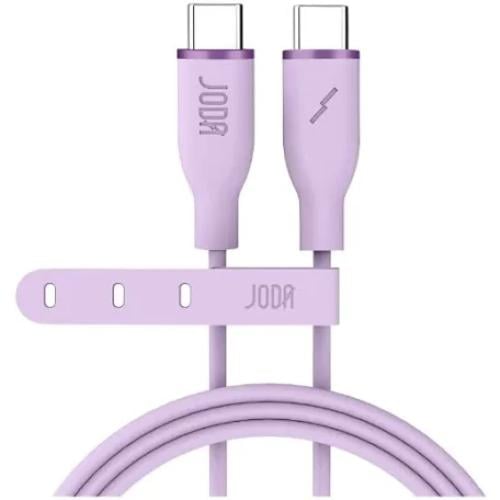 سلك شاحن جودا USB-C - بنفسجي 1 متر