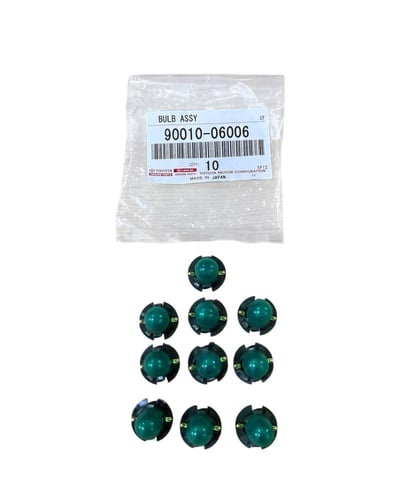 لمبة طبلون اخضر تايوتا اصلي وكاله