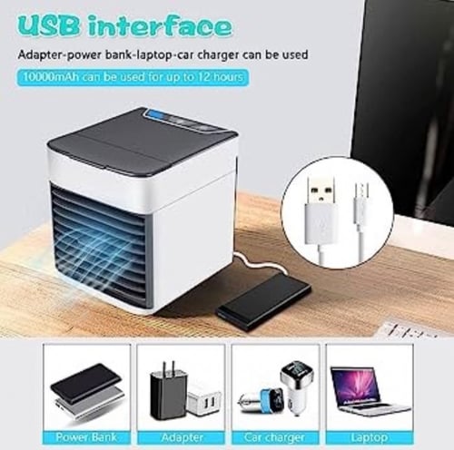 مكيف صغير متنقل يبرد ويرطب وينقي الهواء من الغبار...