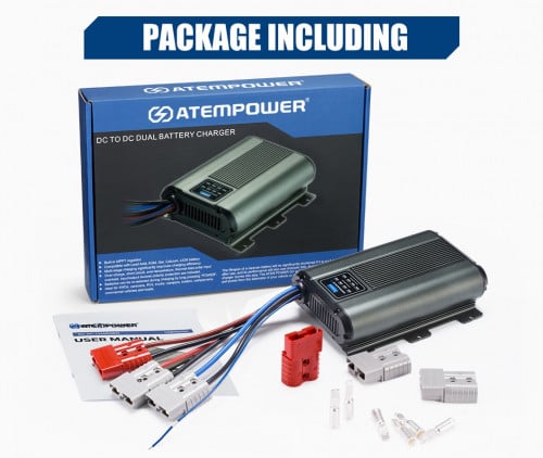 منظم شحن بطارية إحتياطية 60 أمبير من شركة ATEMPOWE...