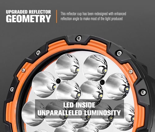 طقم كشافات 7 انش عدسات اوسرام من شركة لايت فوكس LI...