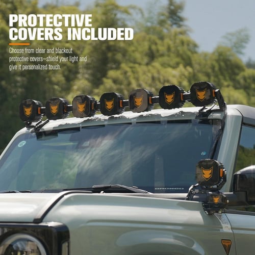 طقم كشافات 3 انش أربعة عدسات ليد اوسرام أوف رود من...