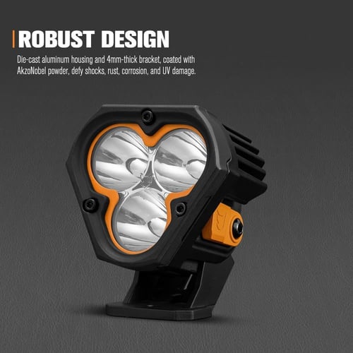 طقم كشافات 3 انش ثلاث عدسات ليد اوسرام أوف رود من...