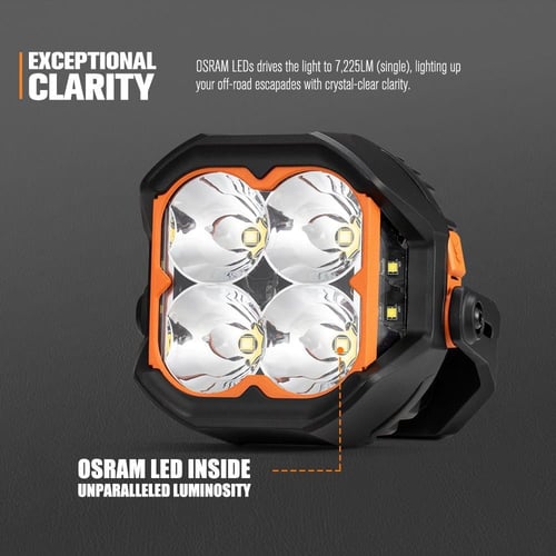 طقم كشافات 5 انش pro عدسات اوسرام من شركة لايت فوك...