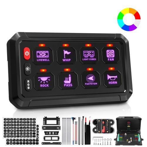 لوحة تحكم السلكي 8 خط مع إمكانية التحكم بالجوال