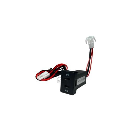 شاحن وكالة تويوتا صغبر tybe c دبل