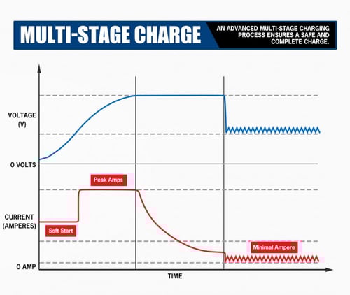 منظم شحن بطارية إحتياطية 60 أمبير من شركة ATEMPOWE...