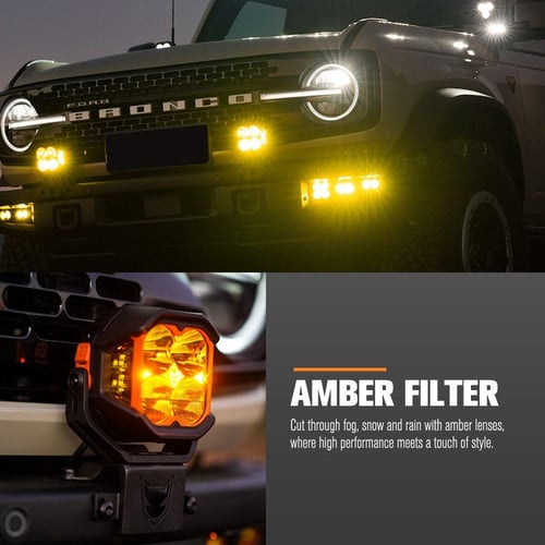 طقم كشافات 5 انش pro عدسات اوسرام من شركة لايت فوك...