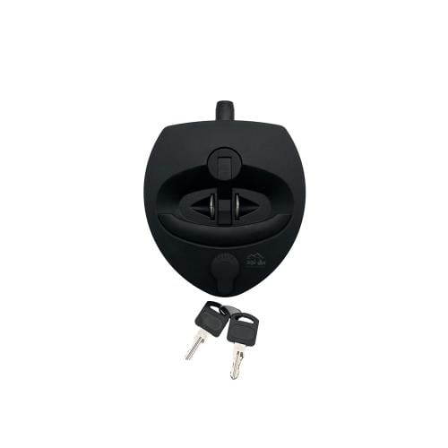 قفل شد صندوق حديد اسود مع مفتاح lock004